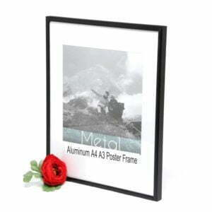 Khung Tranh Nhôm Hiện Đại Viền Mỏng-Nổi KT36 Màu Đen