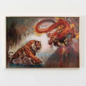 Khung Ảnh Nhôm - Khung Tranh Hiện Đại Viền Mỏng KT50 Màu Vàng